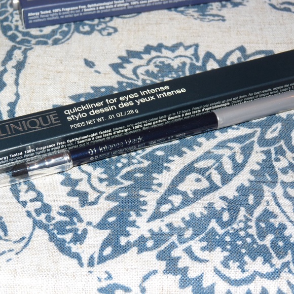 🎀 $15 - Intense Black Clinique Quickliner for Eyes Intense Eyeliner Pencil New - Picture 1 of 12